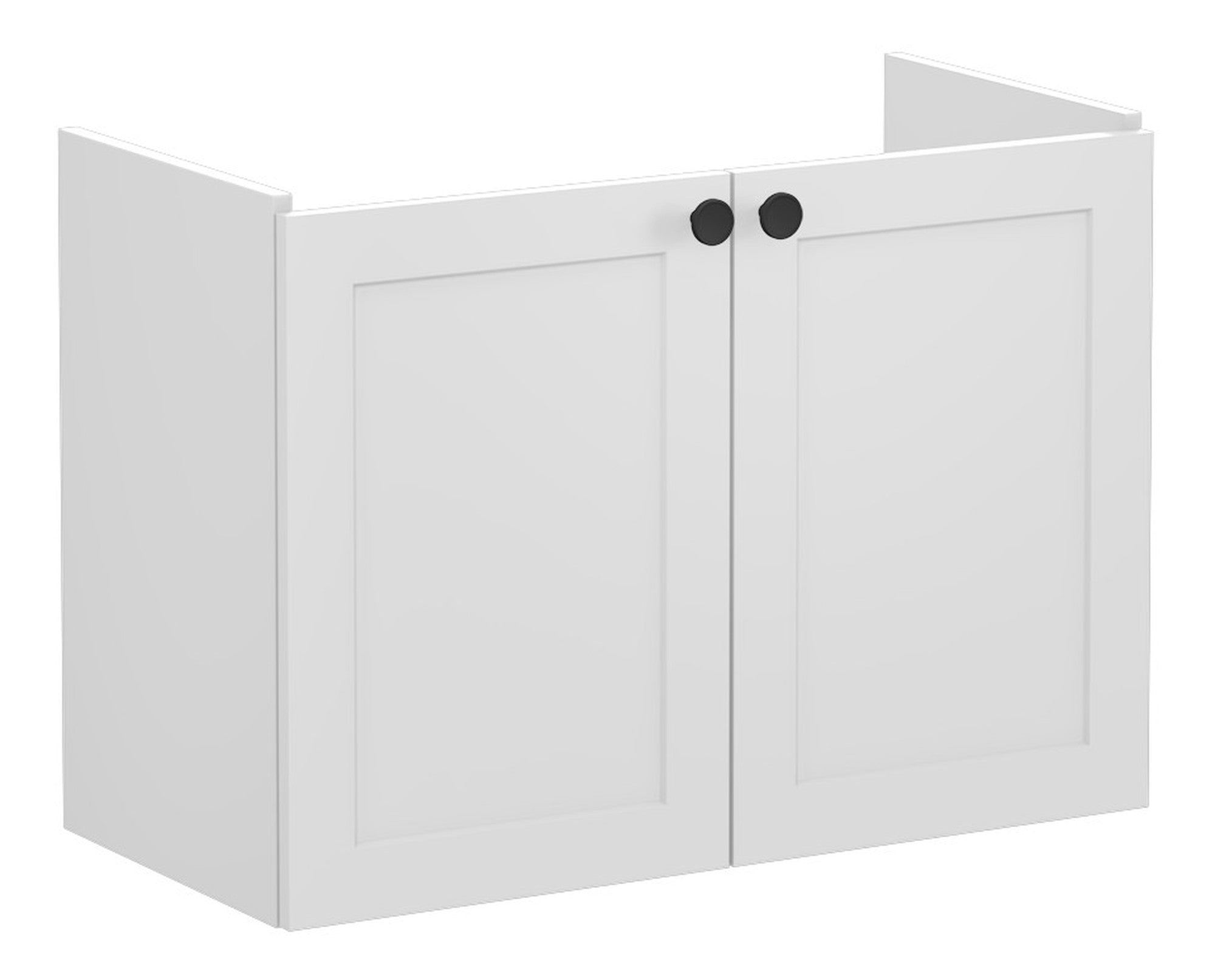 HRD 80cm 2 Door Wall Hung Slim Washbasin Unit
