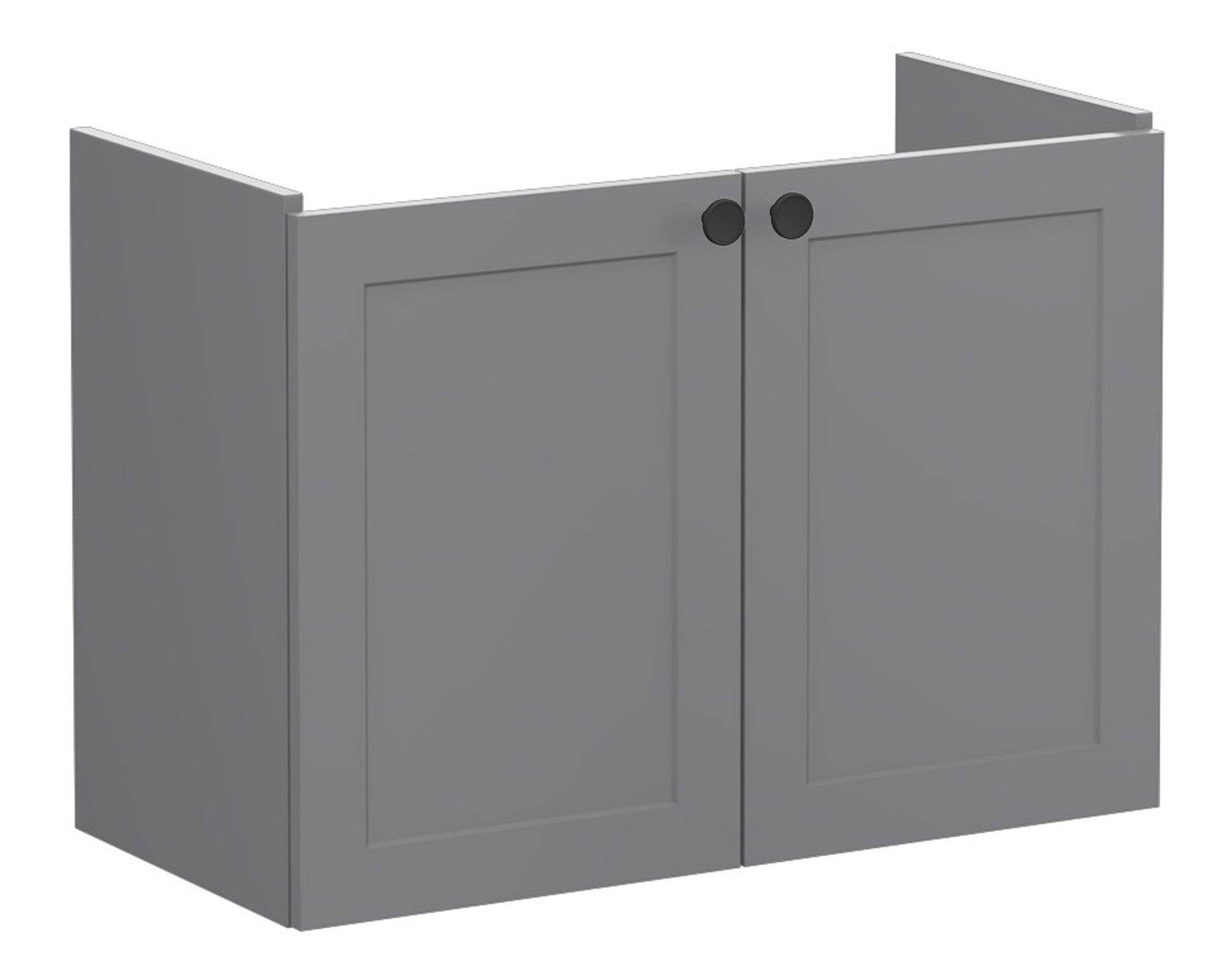 HRD 80cm 2 Door Wall Hung Slim Washbasin Unit