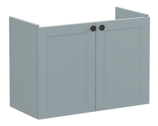 HRD 80cm 2 Door Wall Hung Slim Washbasin Unit
