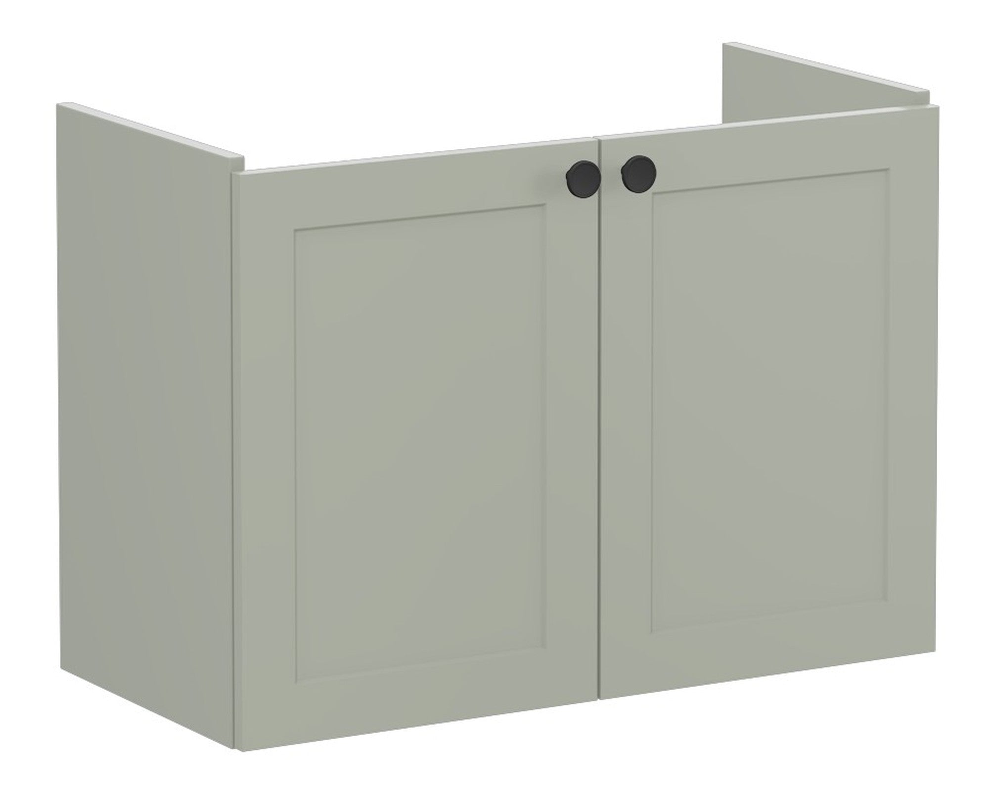 HRD 80cm 2 Door Wall Hung Slim Washbasin Unit