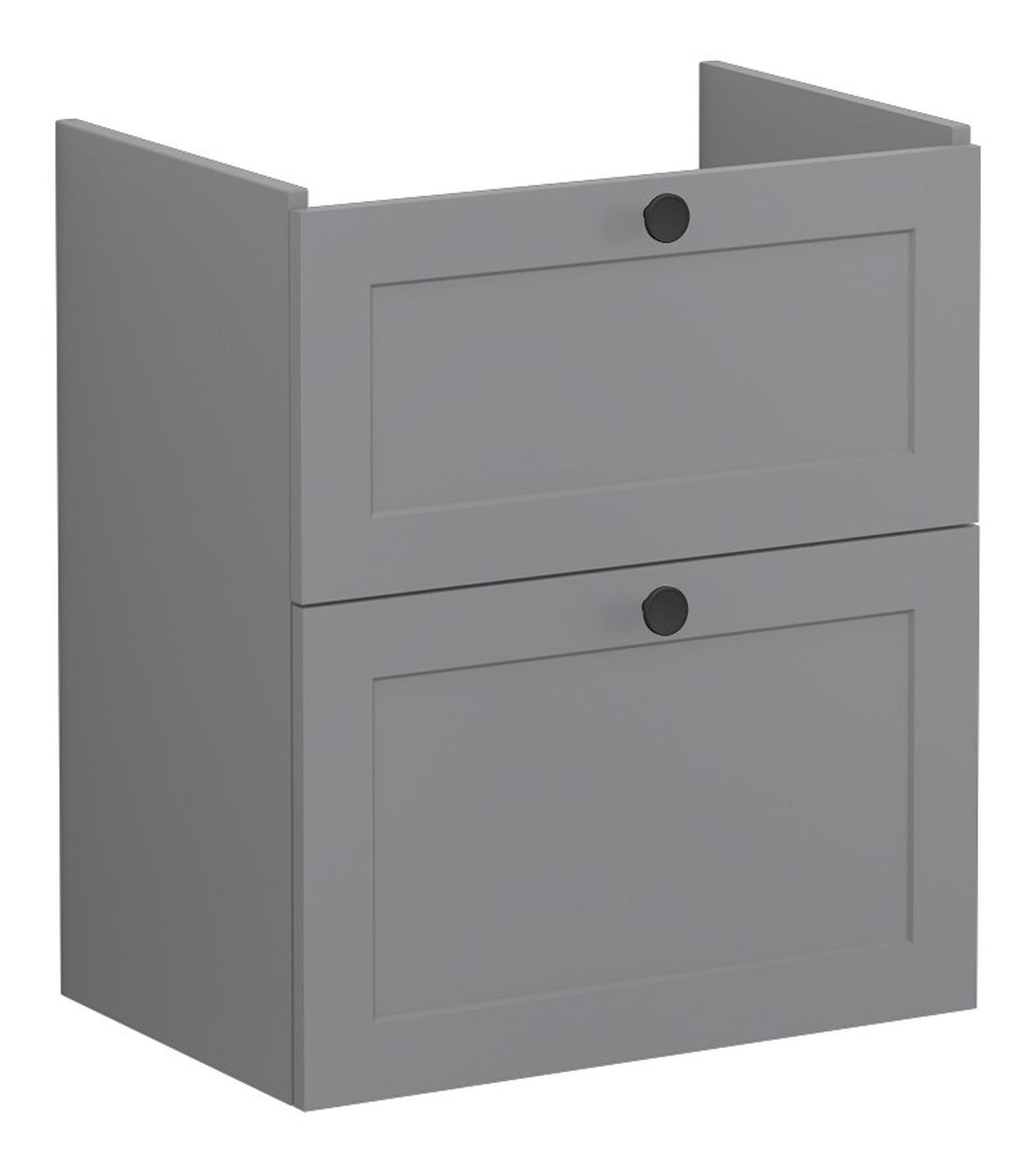 HRD 60cm 2 Drawer Slim Washbasin Unit