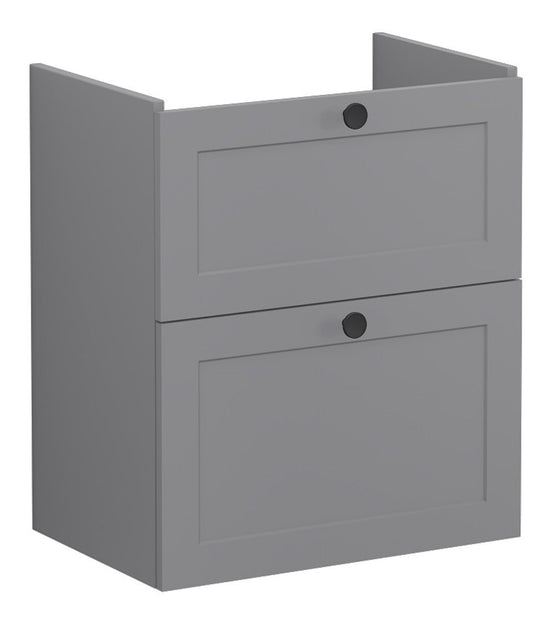 HRD 60cm 2 Drawer Slim Washbasin Unit