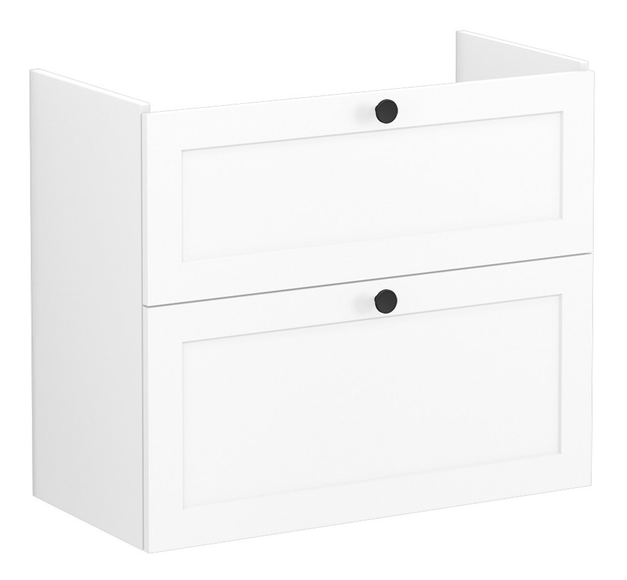 HRD 80cm 2 Drawer Slim Washbasin Unit