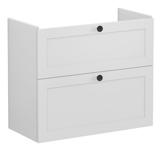 HRD 80cm 2 Drawer Slim Washbasin Unit
