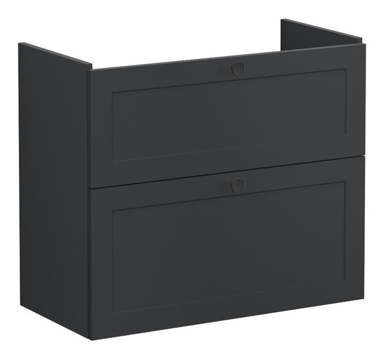 HRD 80cm 2 Drawer Slim Washbasin Unit