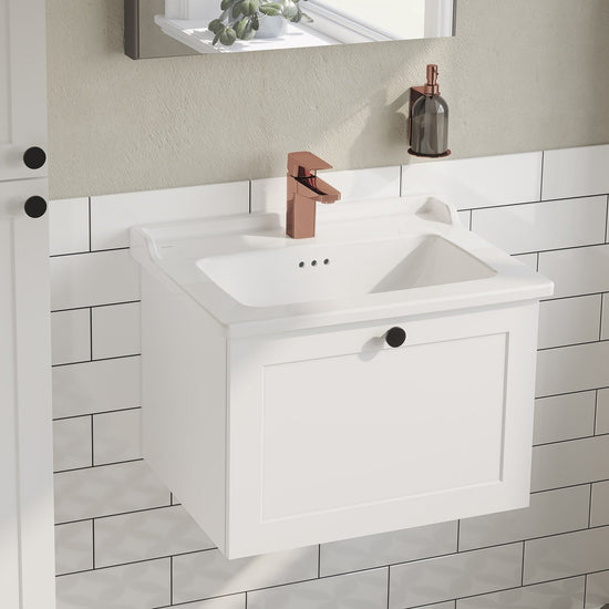 HRD 60cm 1 Drawer Washbasin Unit