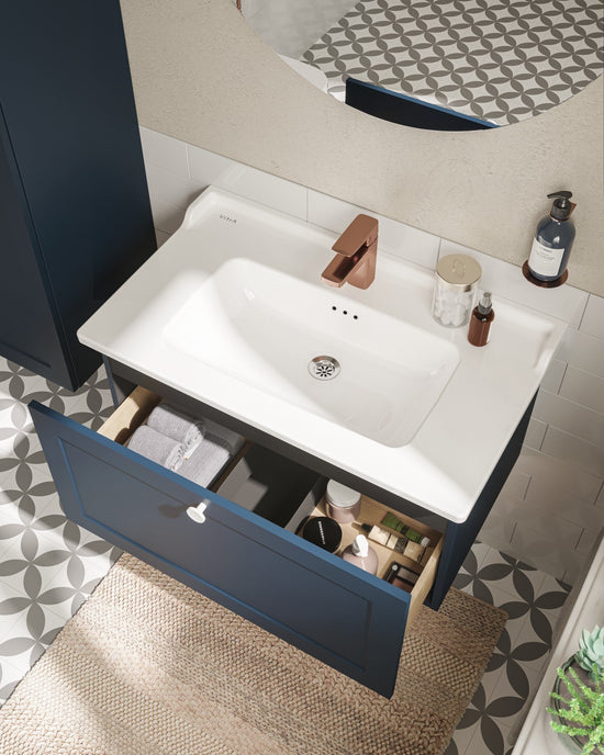 HRD 80cm 1 Drawer Washbasin Unit