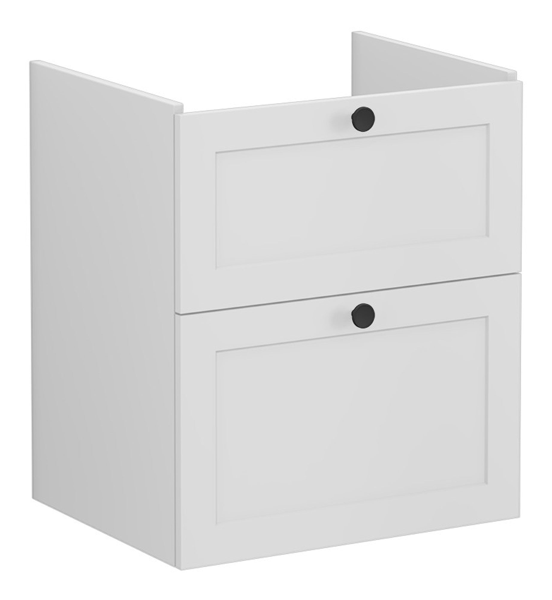 HRD 60cm 2 Drawer Washbasin Unit