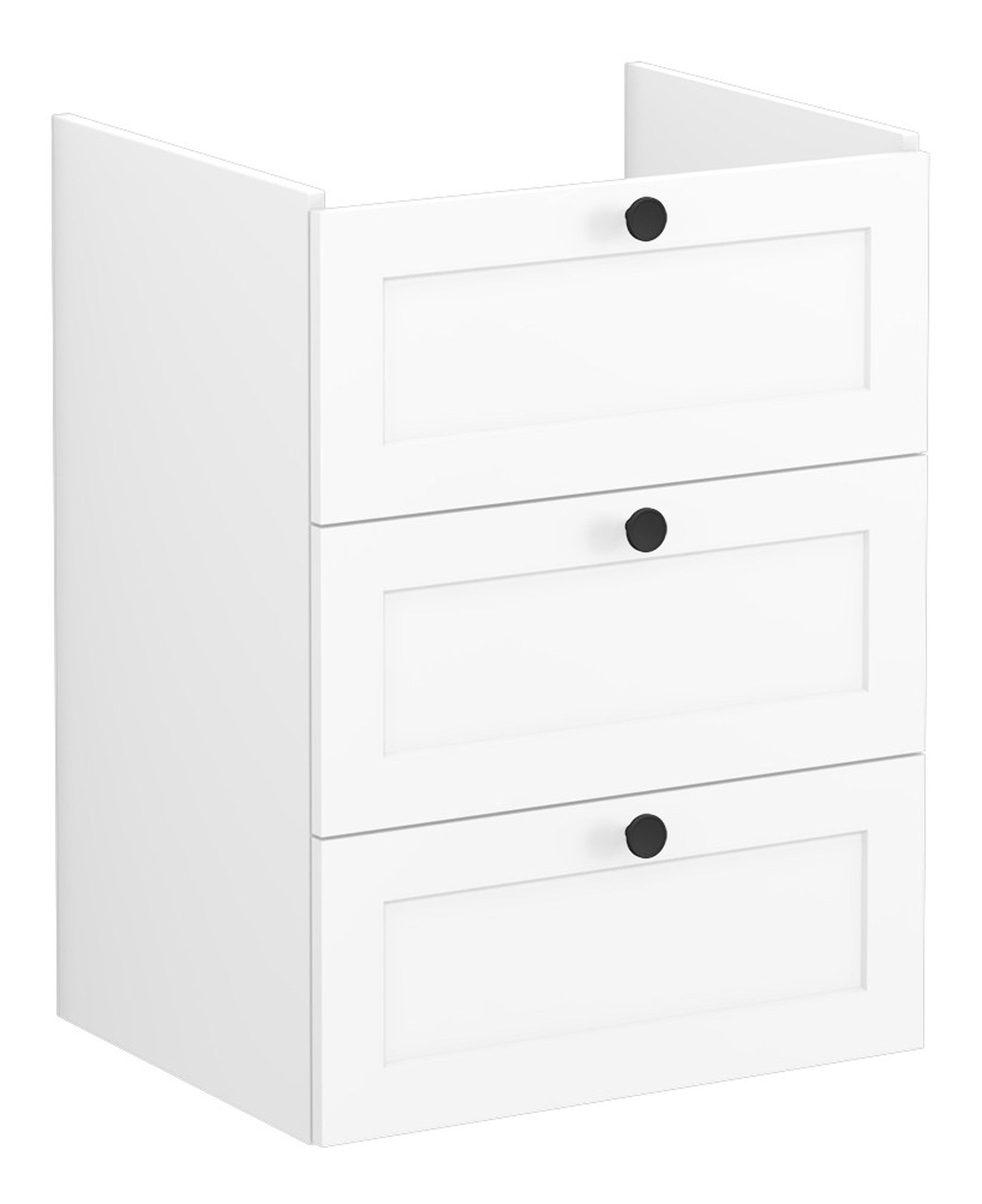 HRD 60cm 3 Drawer Washbasin Unit