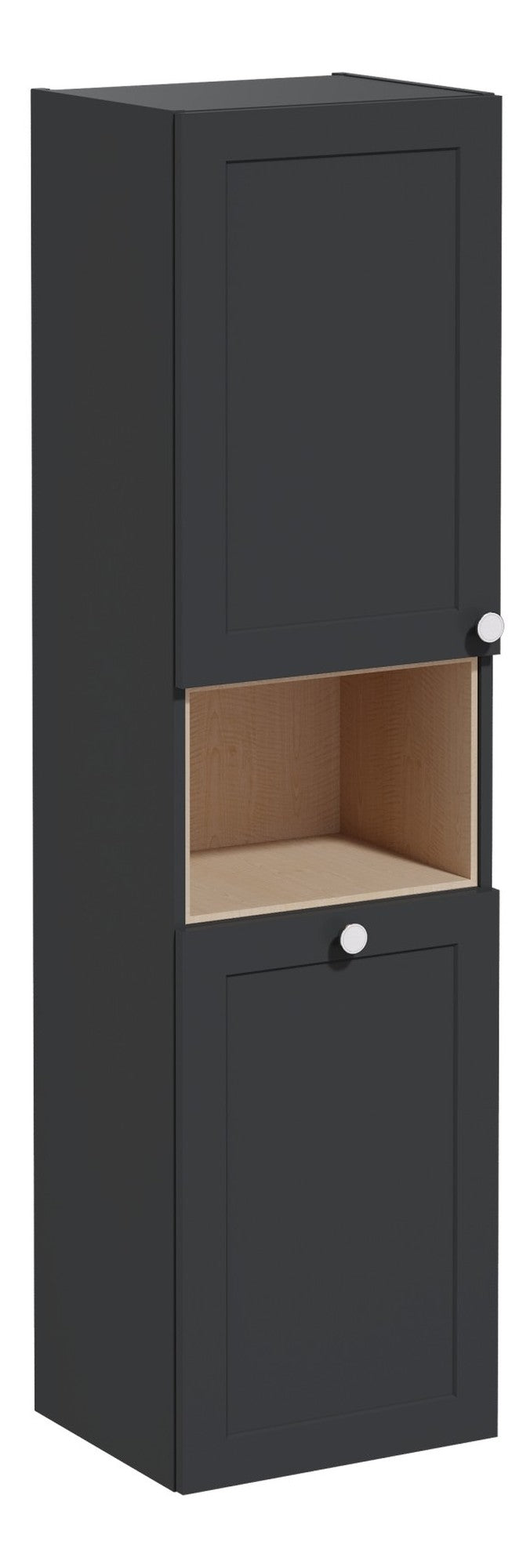 HRD 40cm 2 Door Semi-Tall Unit w/Laundry Basket