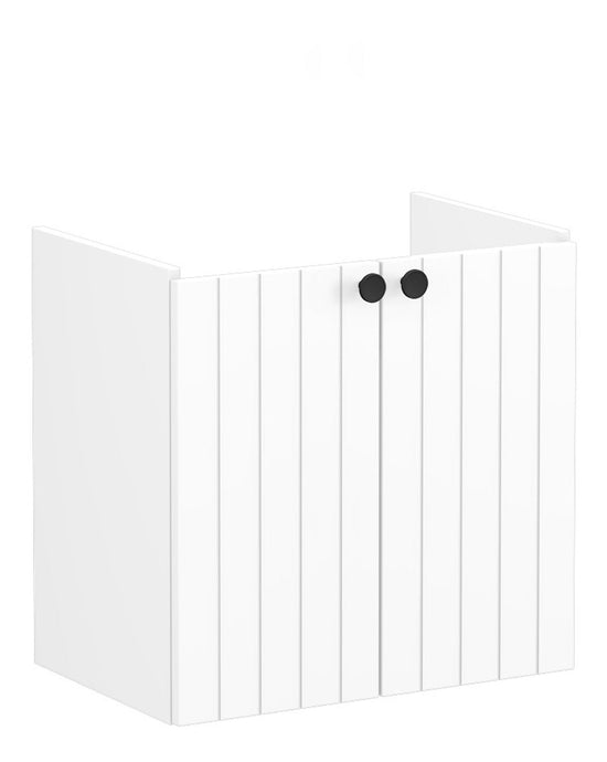 HRD 60cm 2 Door Wall Hung Slim Washbasin Unit