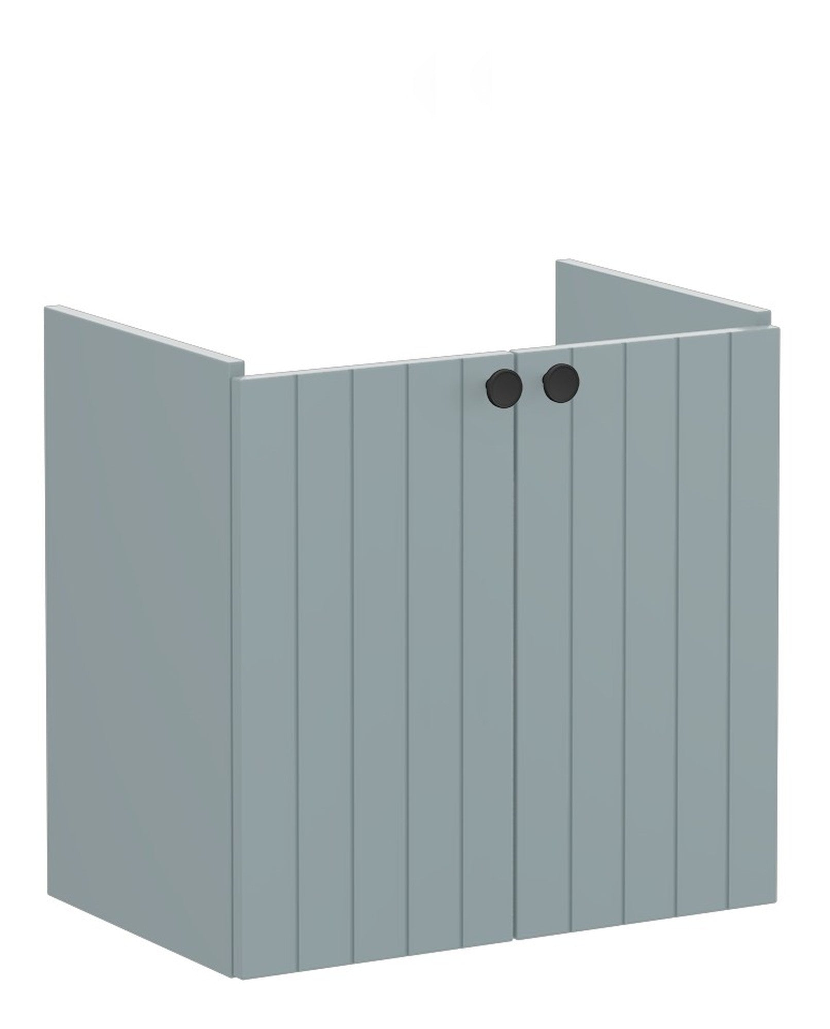 HRD 60cm 2 Door Wall Hung Slim Washbasin Unit