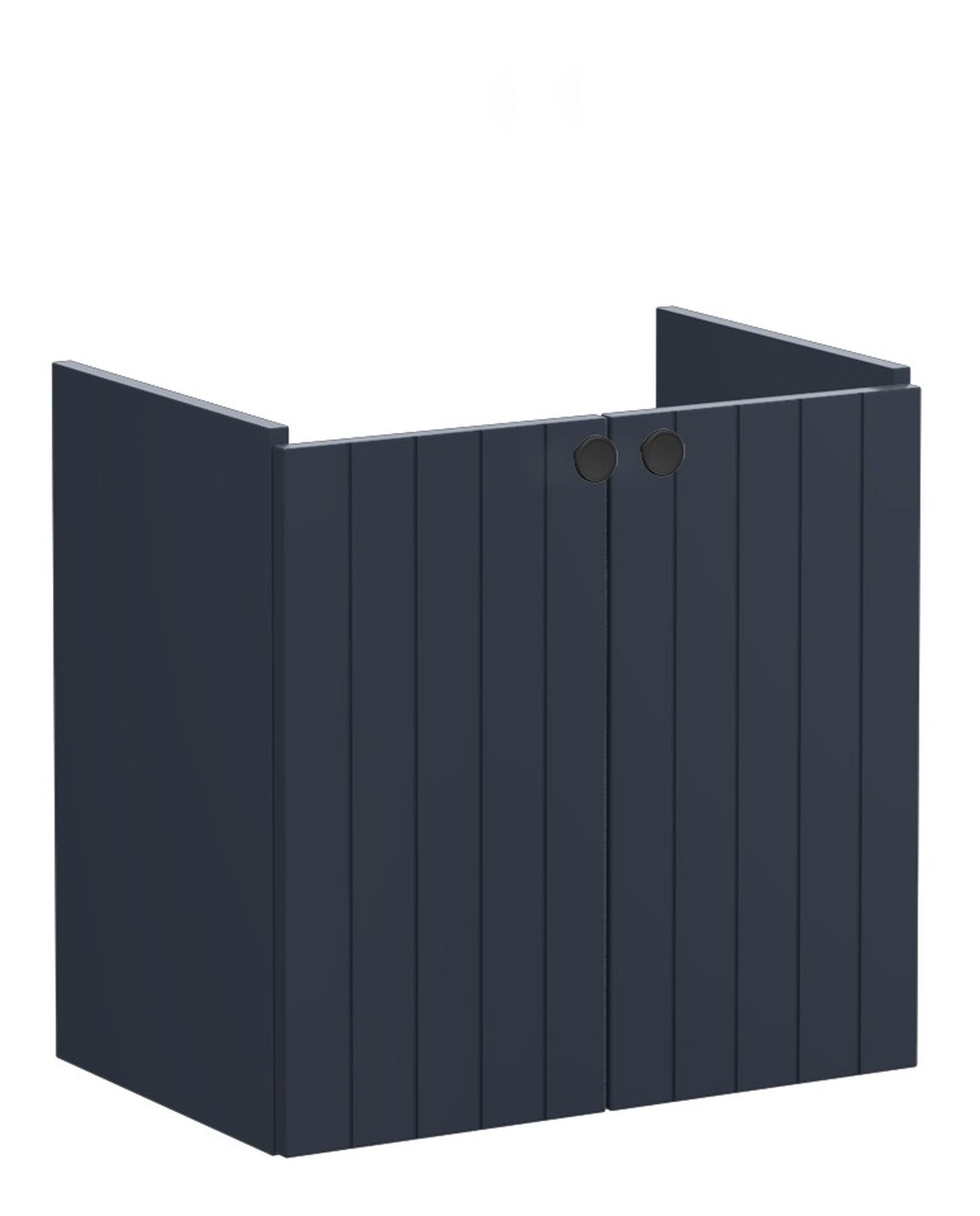 HRD 60cm 2 Door Wall Hung Slim Washbasin Unit