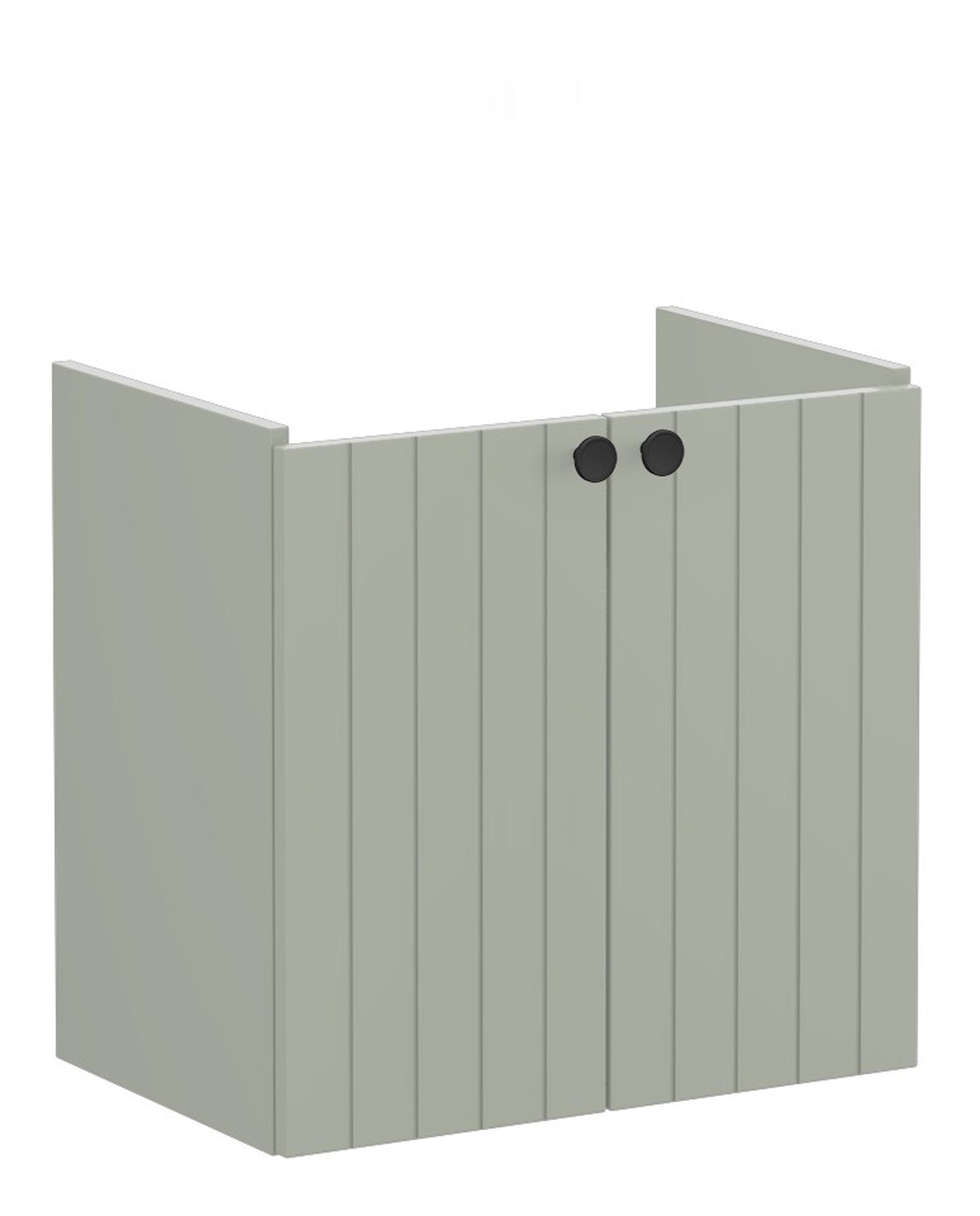 HRD 60cm 2 Door Wall Hung Slim Washbasin Unit