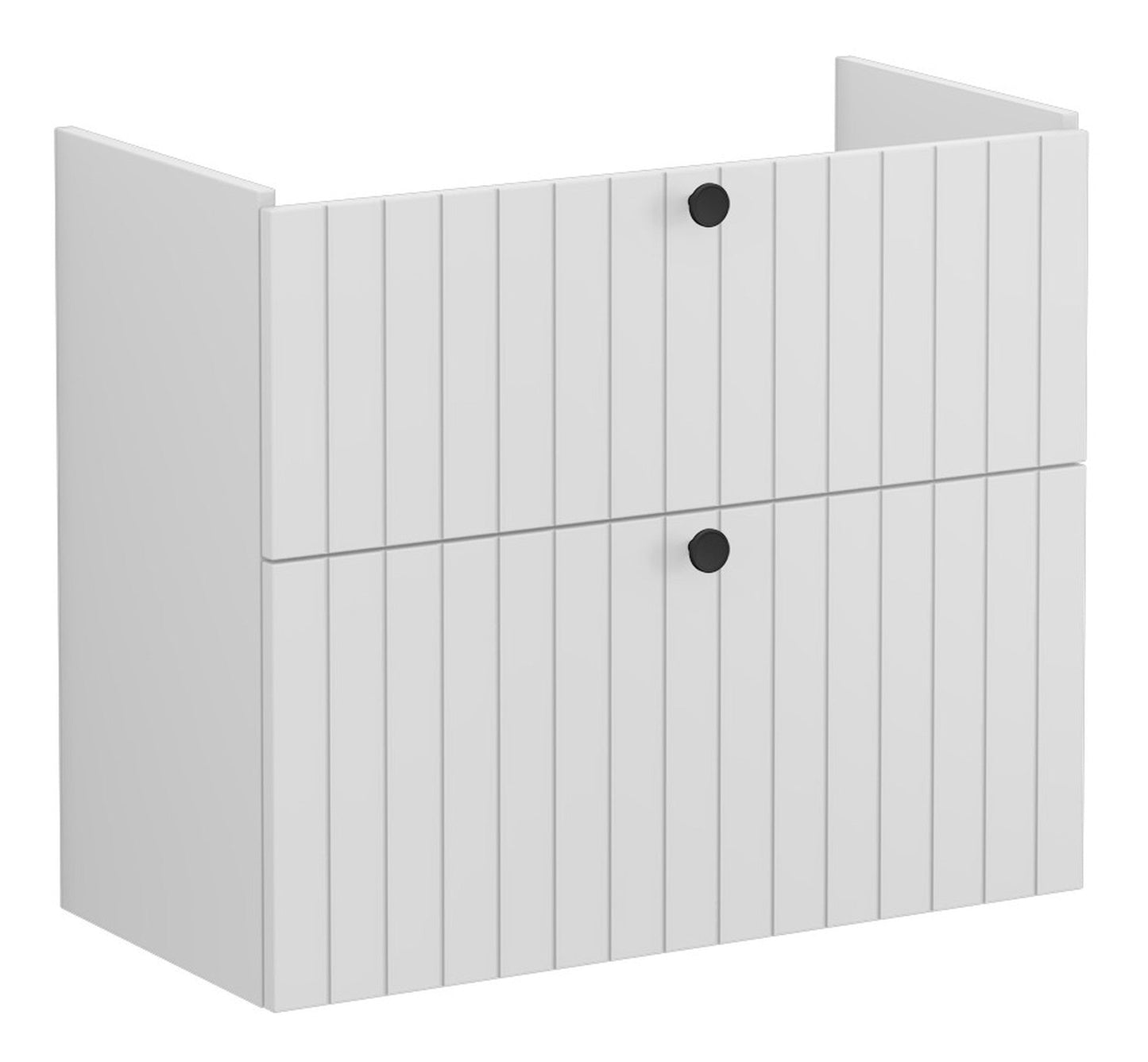 HRD 80cm 2 Drawer Slim Washbasin Unit