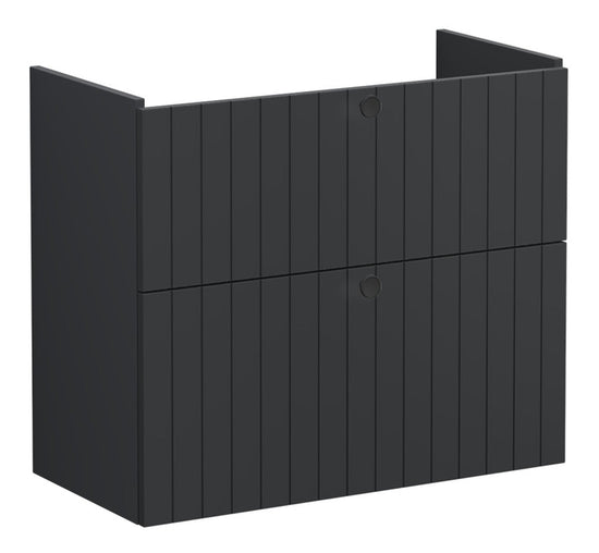 HRD 80cm 2 Drawer Slim Washbasin Unit