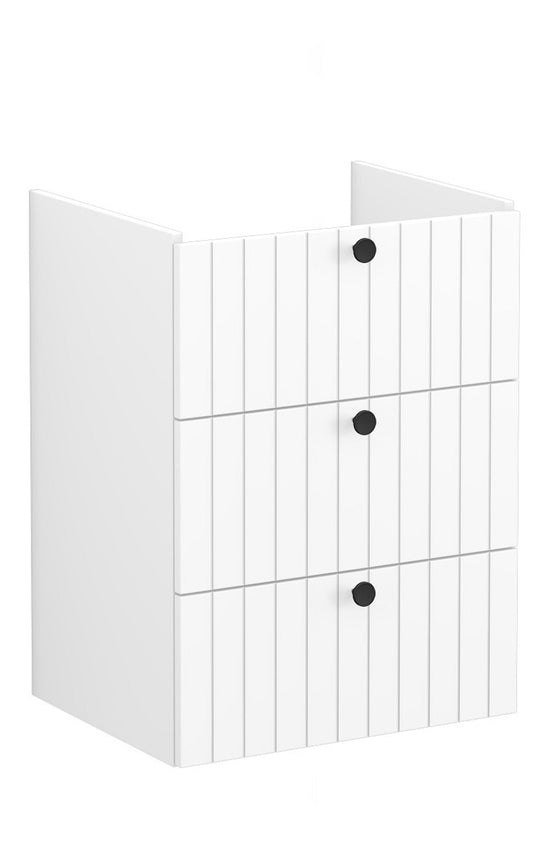 HRD 60cm 3 Drawer Washbasin Unit