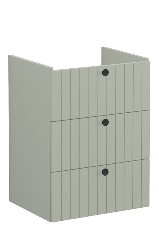 HRD 60cm 3 Drawer Washbasin Unit