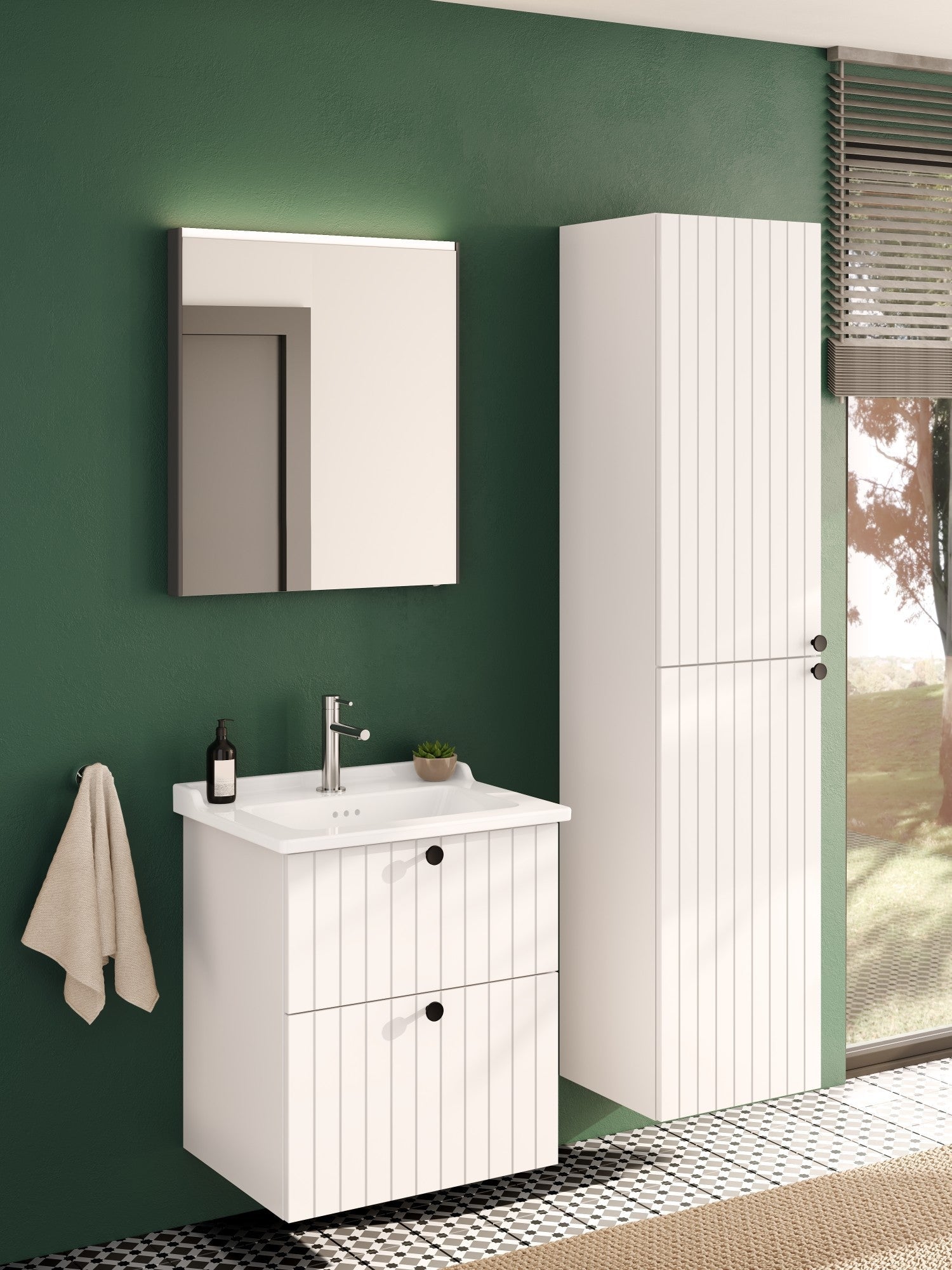 HRD 40cm 2 Door Tall Unit