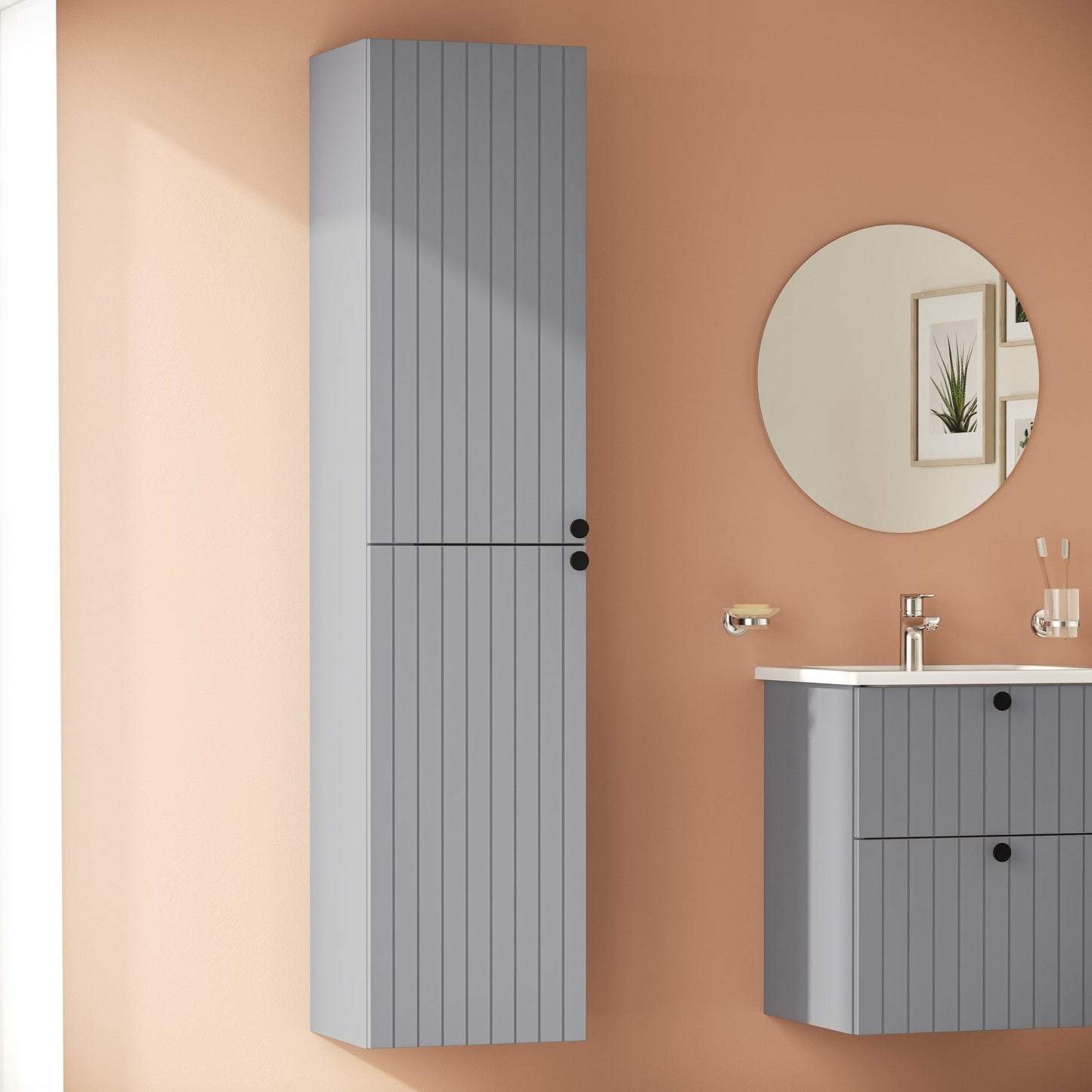 HRD 40cm 2 Door Tall Unit