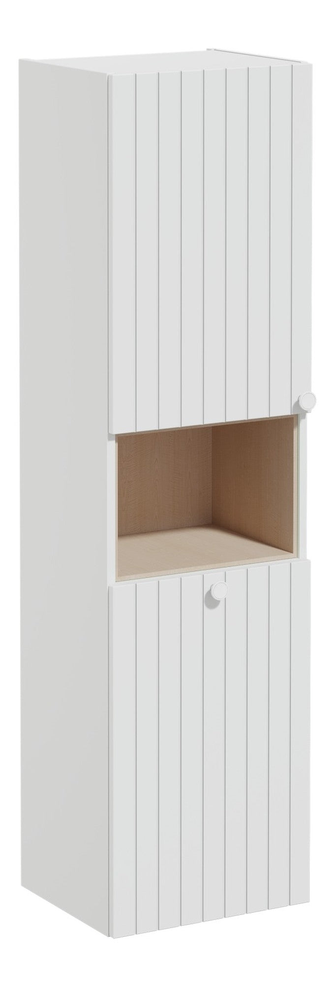 HRD 40cm 2 Door Semi-Tall Unit w/Laundry Basket