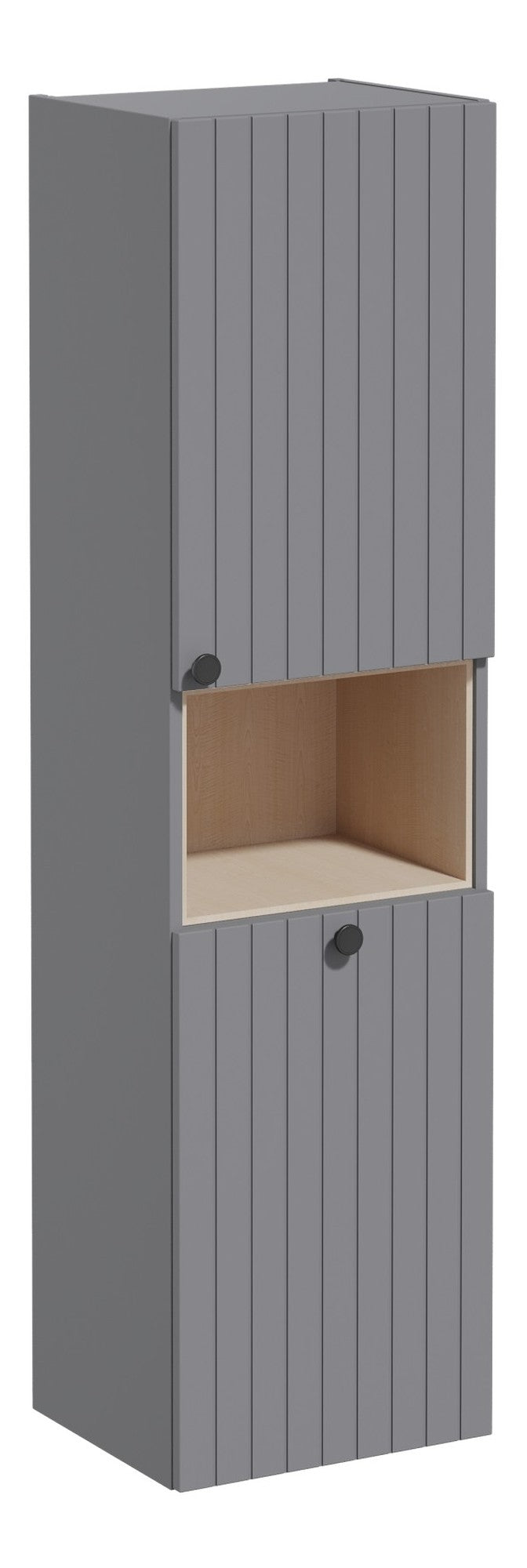 HRD 40cm 2 Door Semi-Tall Unit w/Laundry Basket