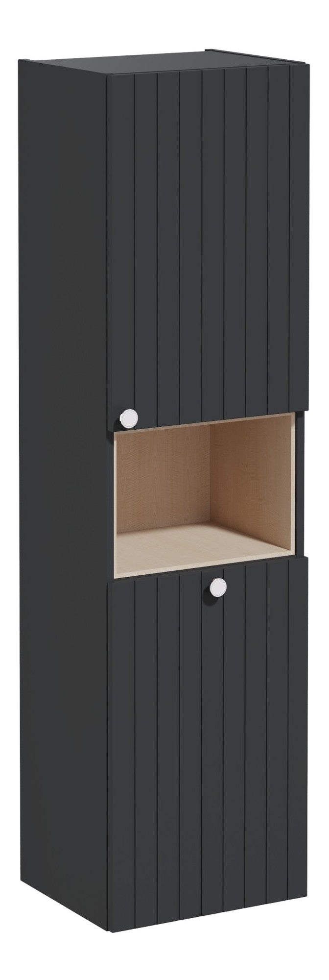 HRD 40cm 2 Door Semi-Tall Unit w/Laundry Basket