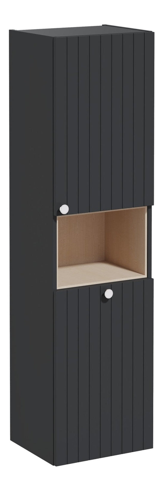 HRD 40cm 2 Door Semi-Tall Unit w/Laundry Basket