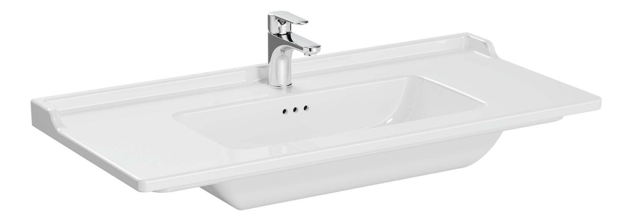 HRD 1005x470mm 1TH Vanity Basin with Overflow