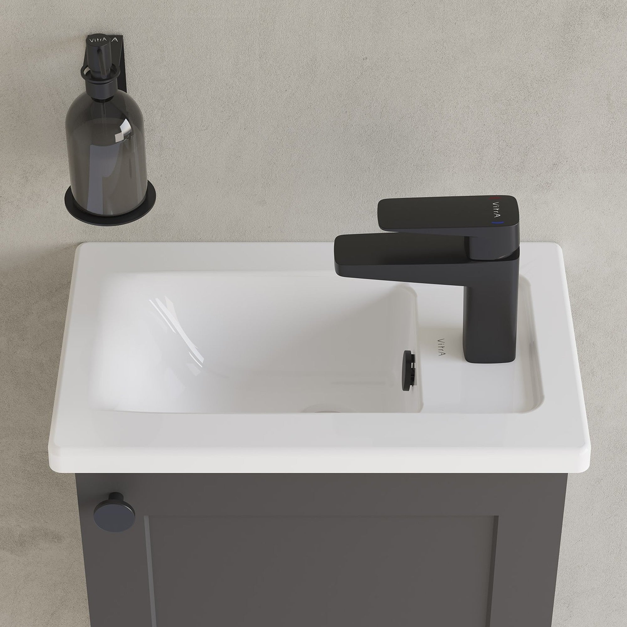 HRD 450x285mm 1TH Basin with Overflow