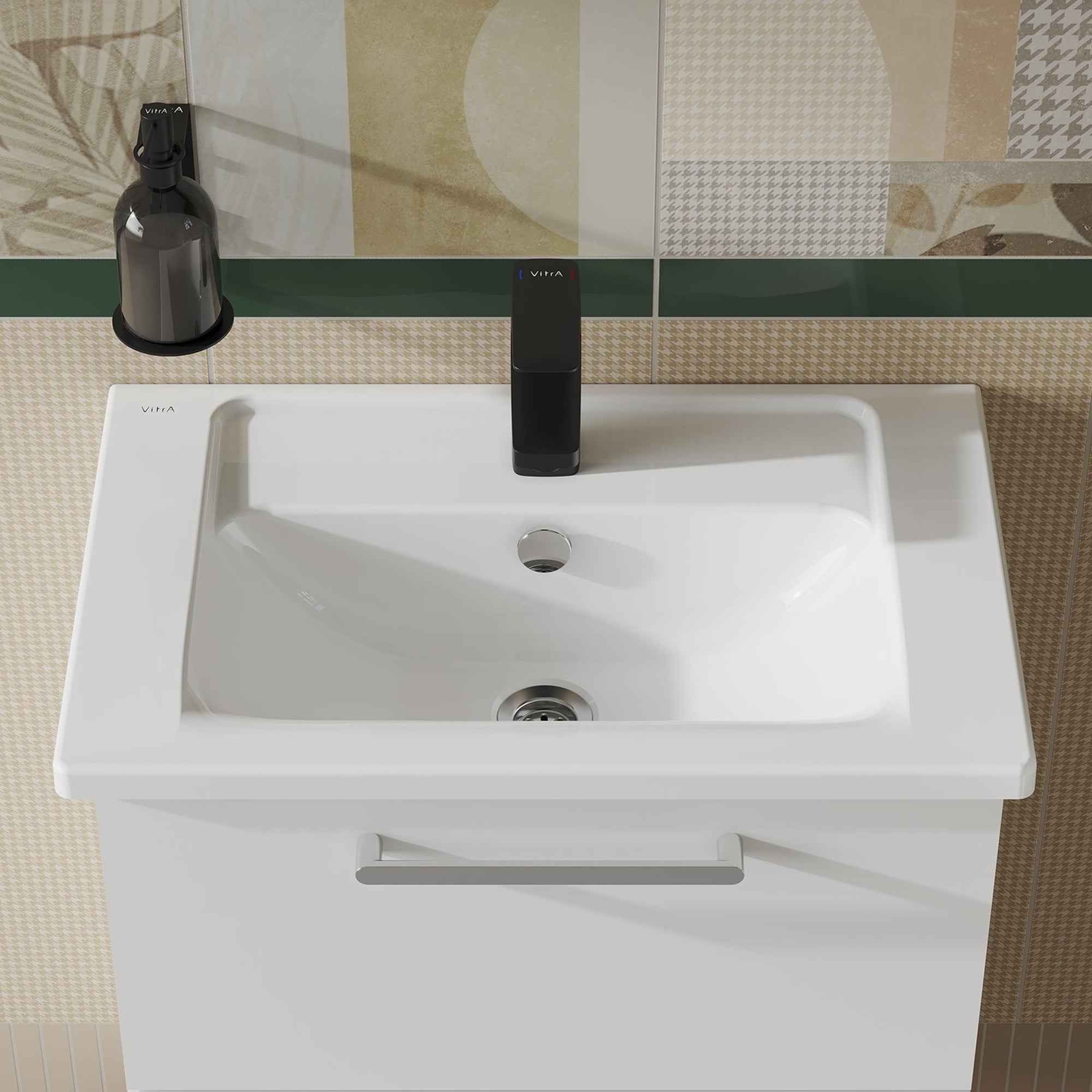 HRD 600x385mm 1TH Compact Basin with Overflow