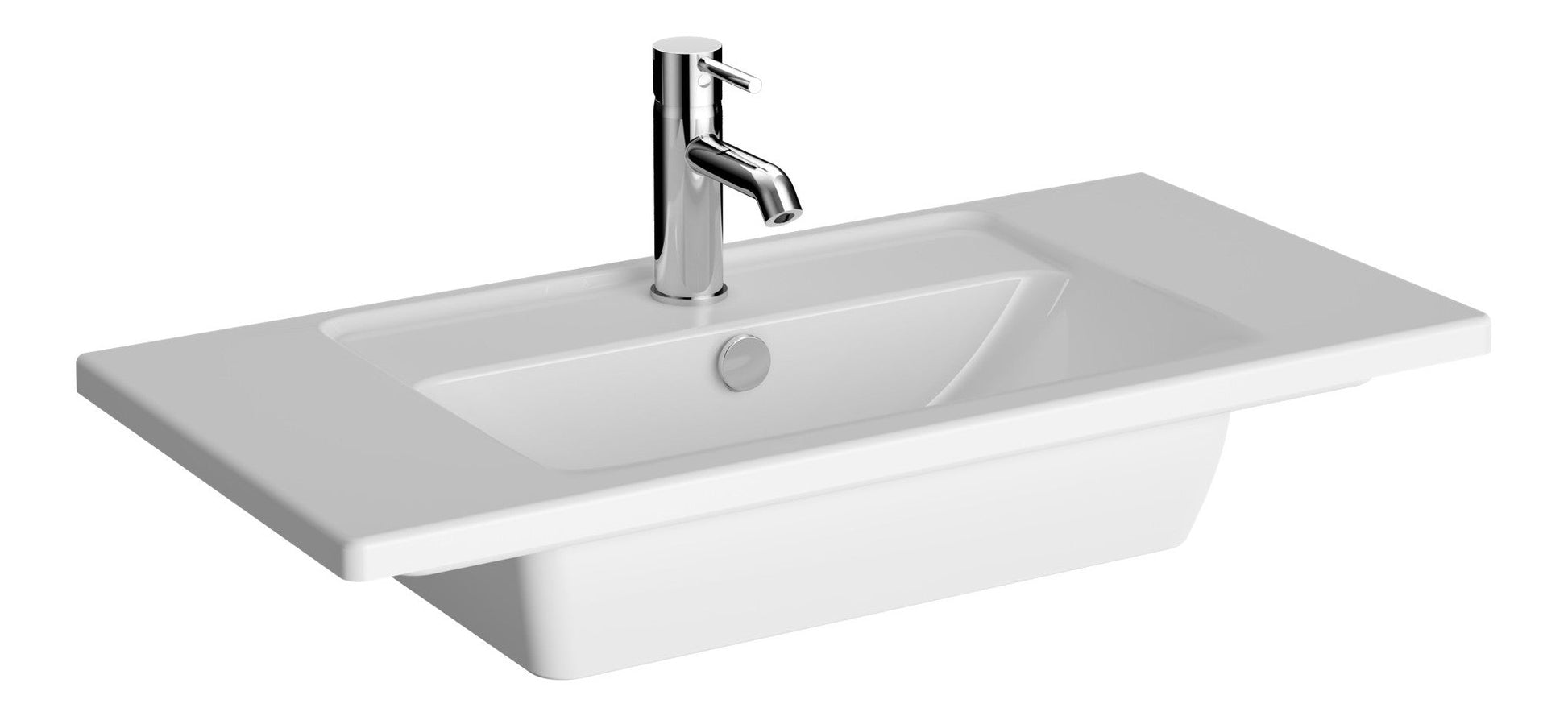 HRD 800x385mm 1TH Vanity Basin with Overflow