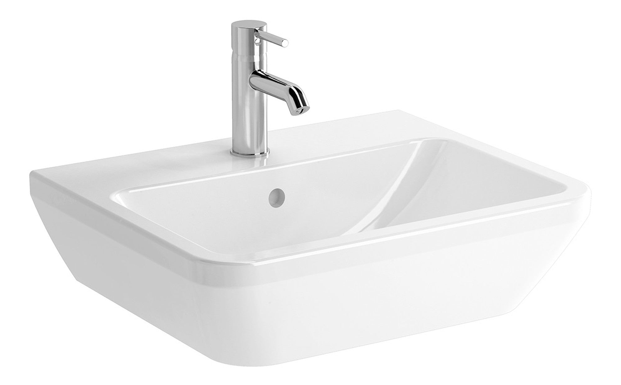 HRD 550x445mm 1TH Basin with Overflow