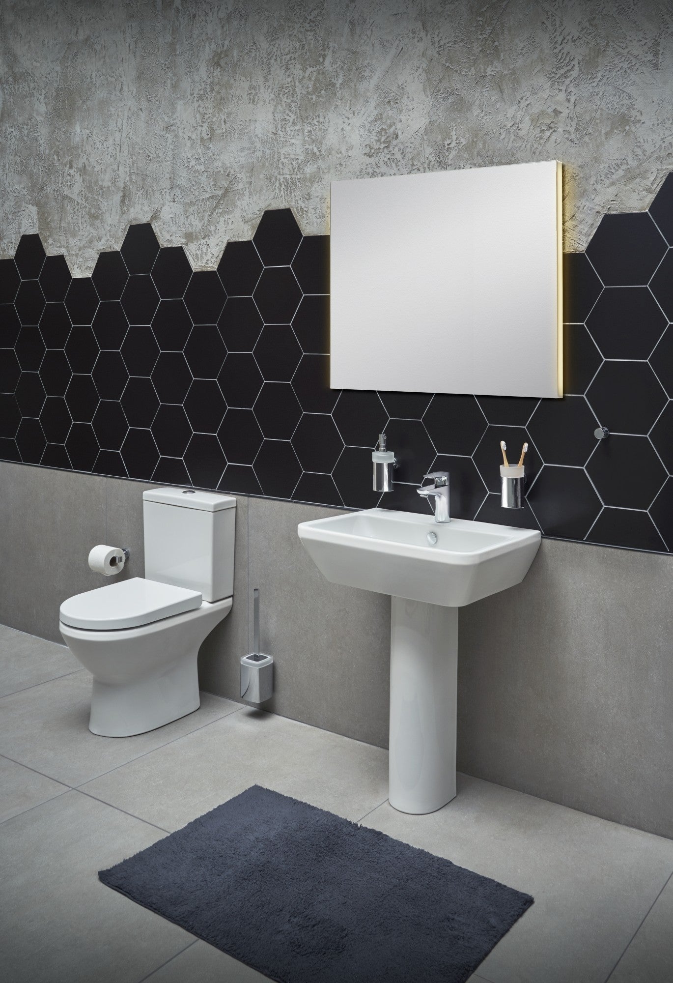 HRD 650x490mm 1TH Basin with Overflow