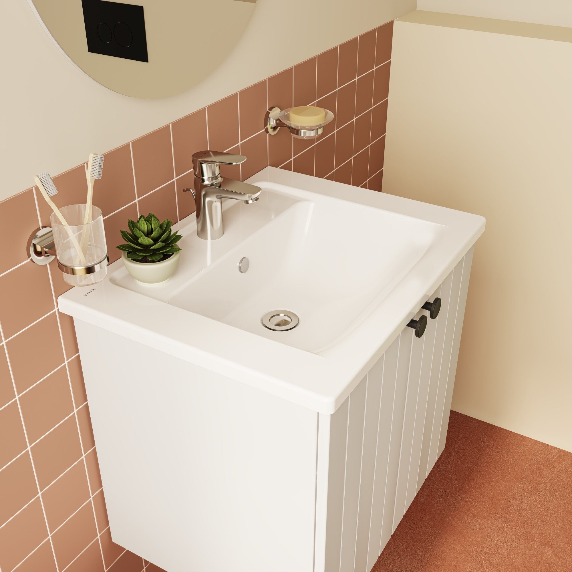 HRD 605x470mm 1TH Vanity Basin with Overflow