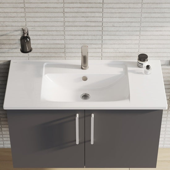 HRD 1000x465mm 1TH Vanity Basin with Overflow