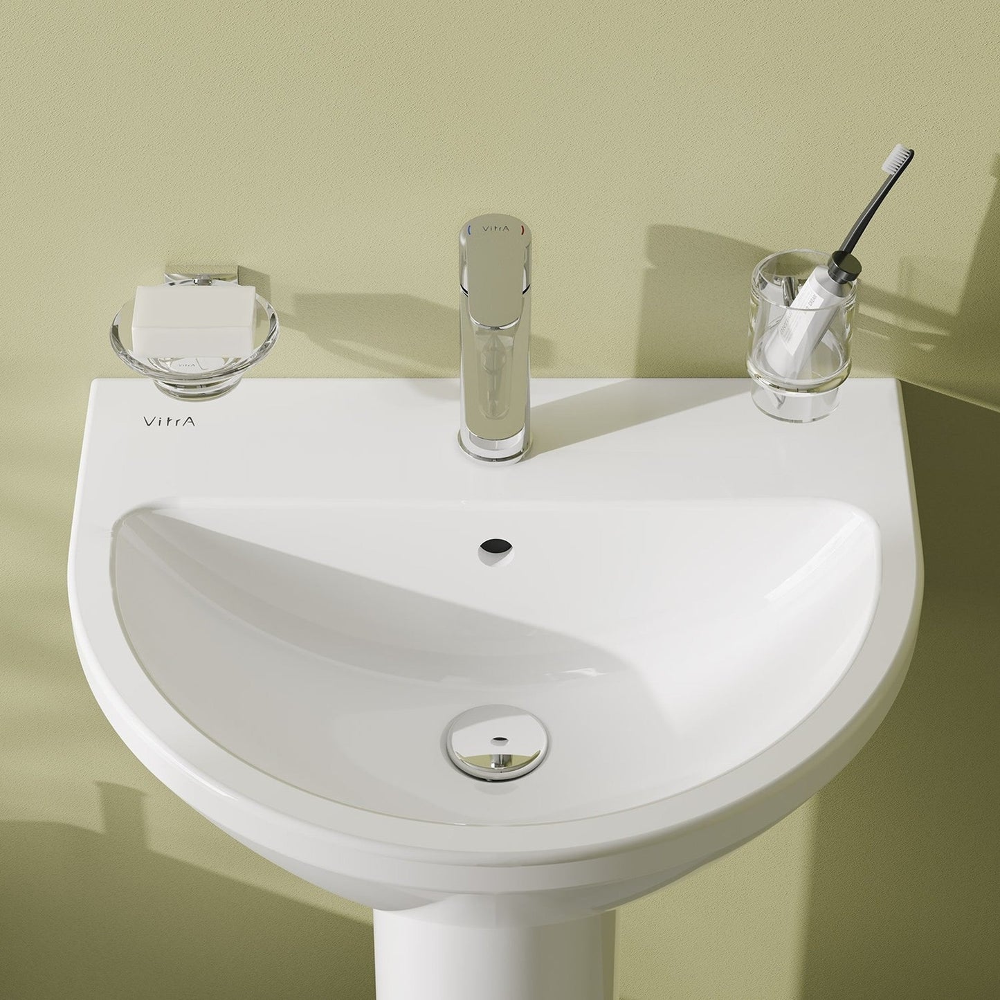 HRD 550x450mm 1TH Basin with Overflow
