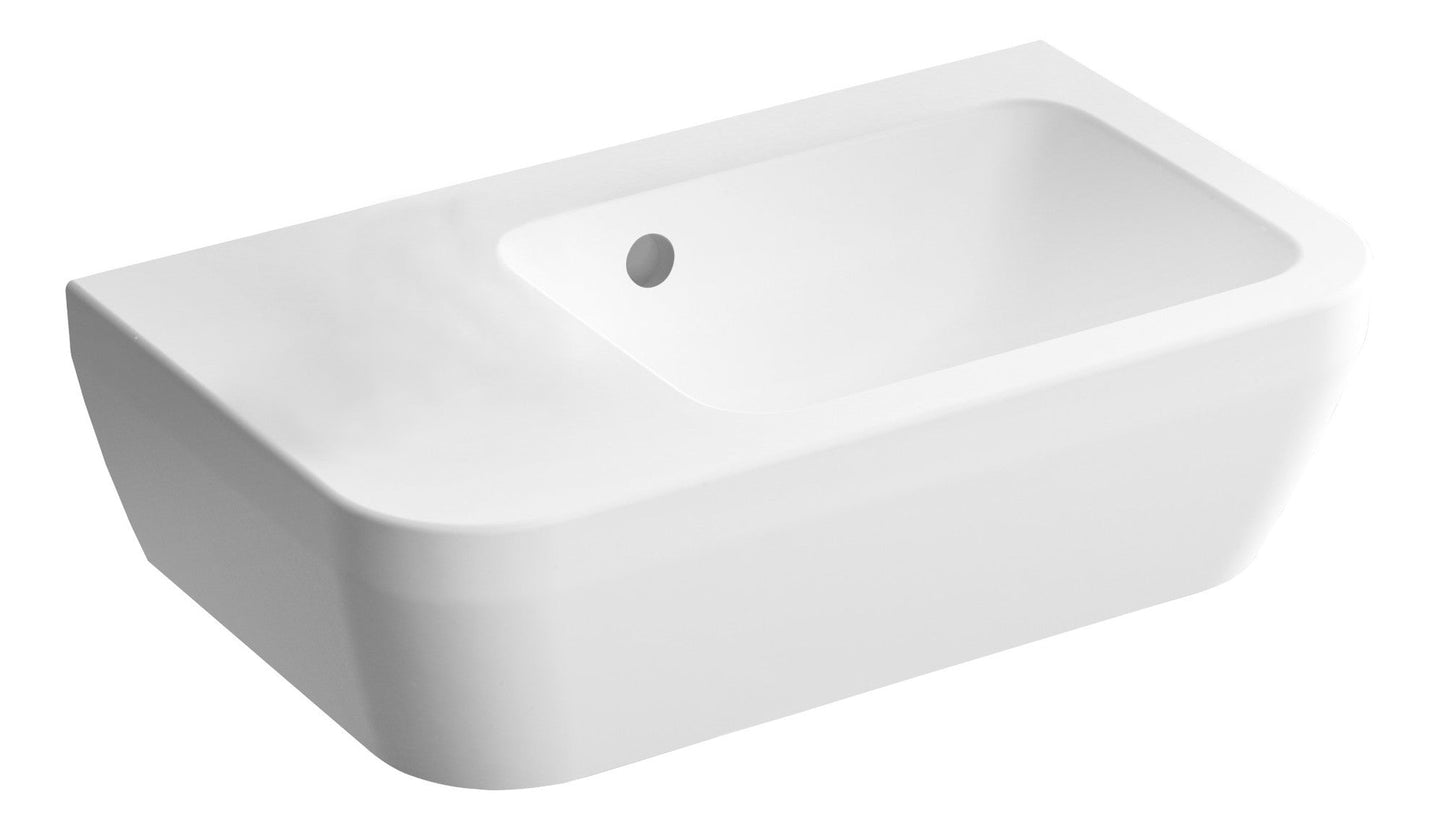 HRD 370x220mm 0TH Compact Basin with Overflow