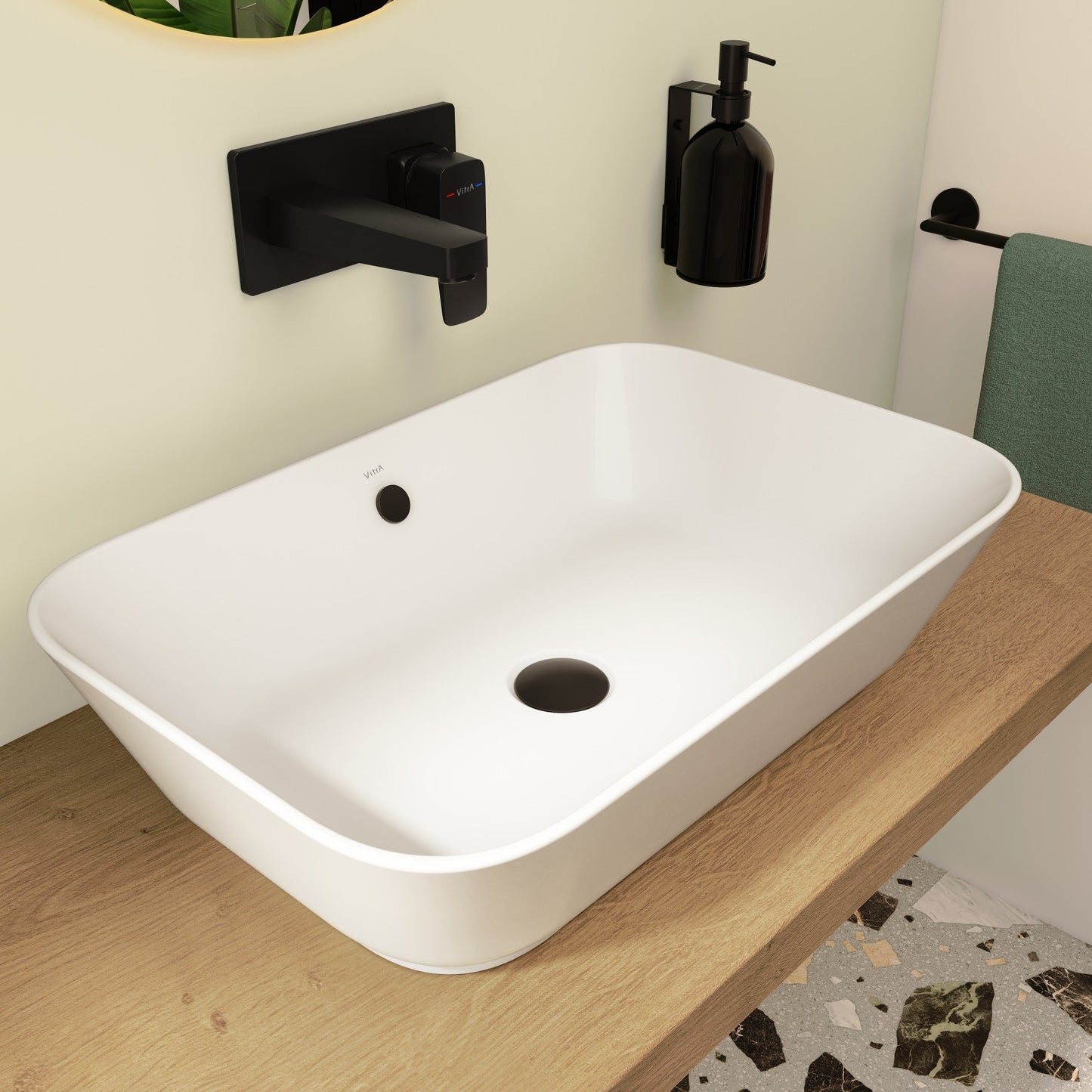 HRD 600x400mm 0TH Basin (No Overflow)