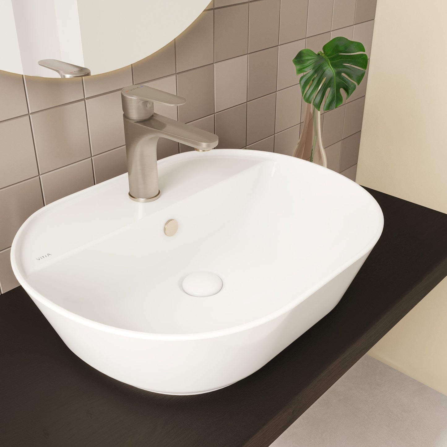 HRD 545x430mm 1TH Basin with Overflow