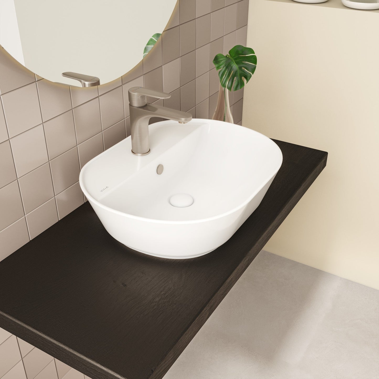 HRD 545x430mm 1TH Basin with Overflow
