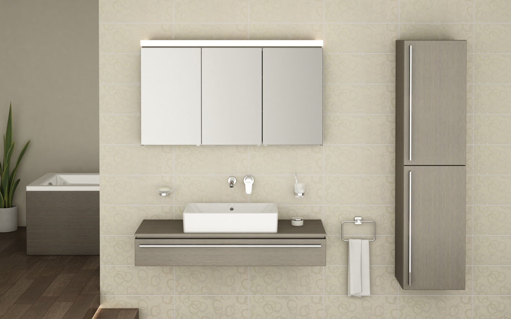 HRD 500x380mm 0TH Basin with Overflow