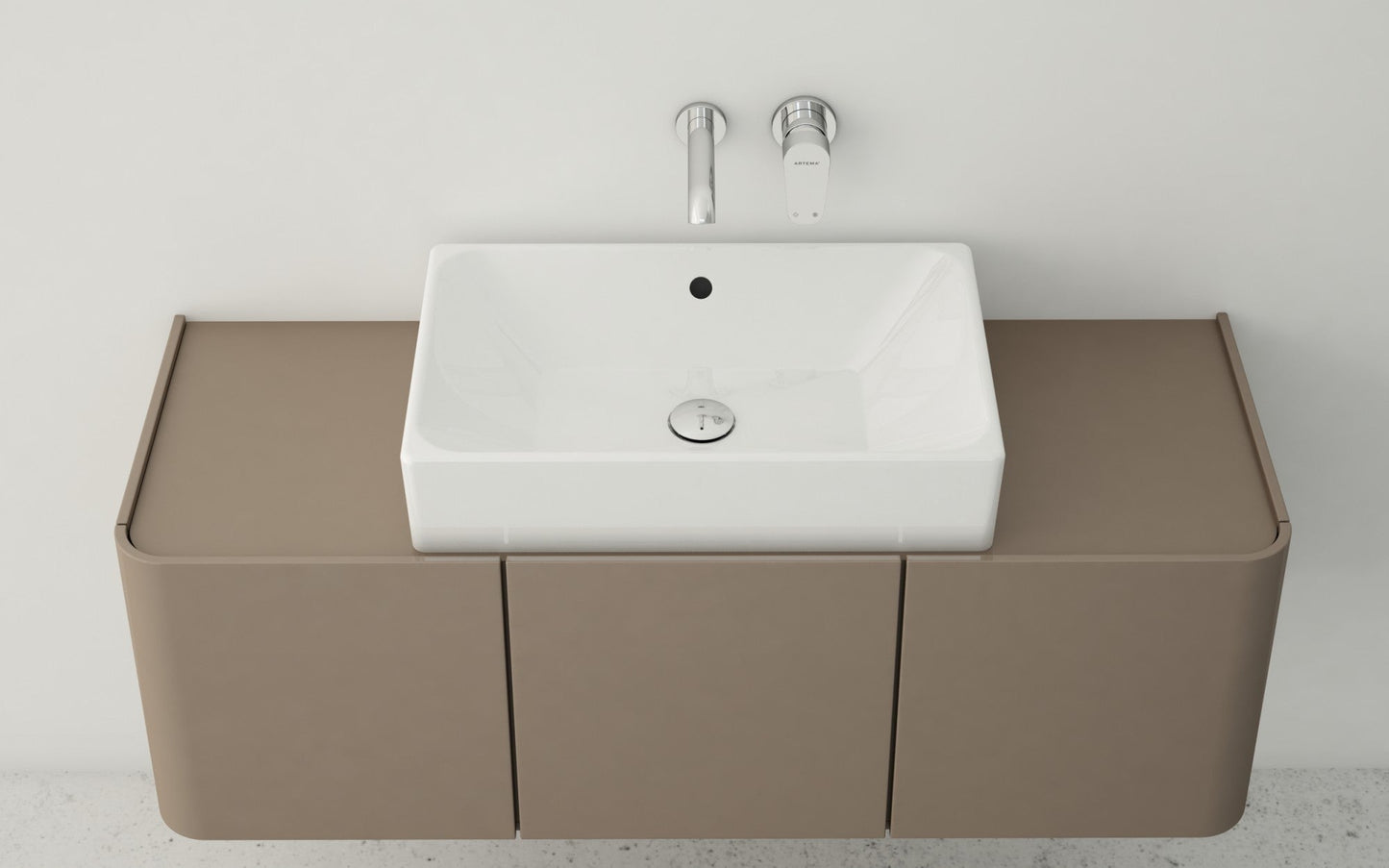 HRD 500x380mm 0TH Basin with Overflow