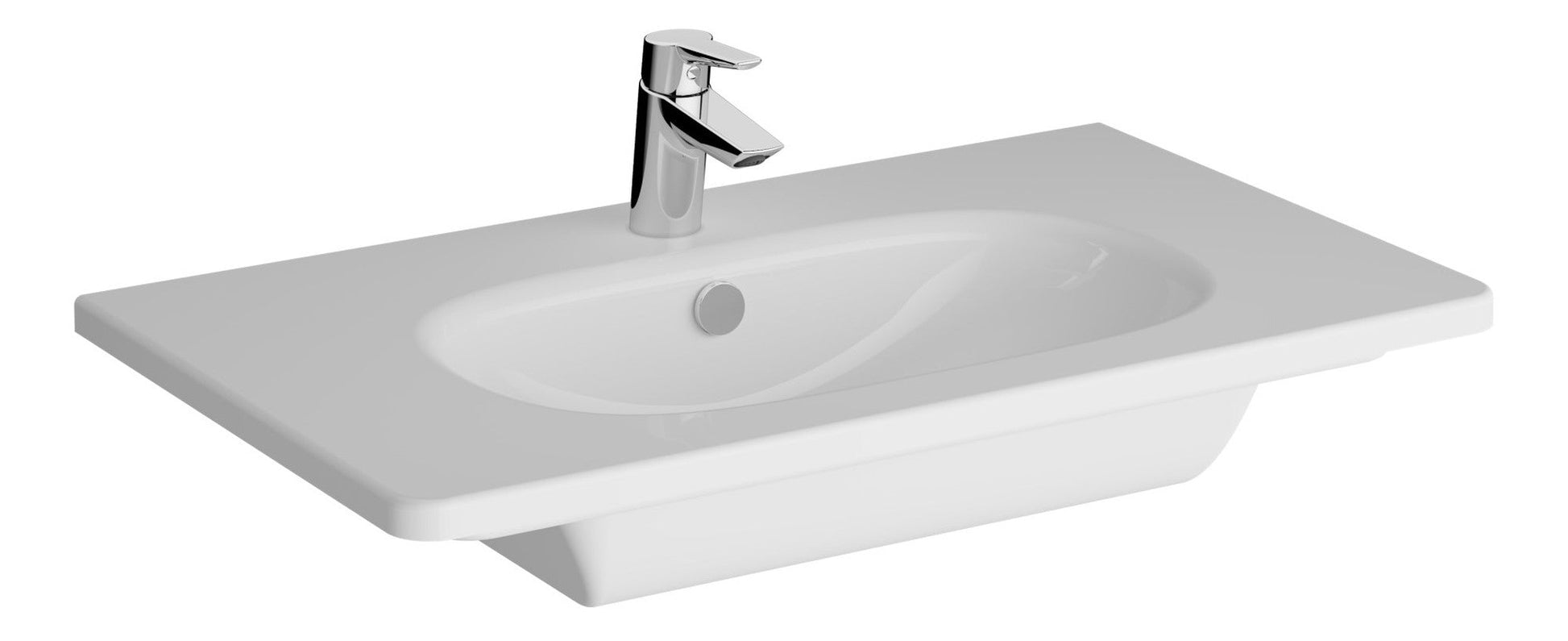 HRD 805x470mm 1TH Vanity Basin with Overflow