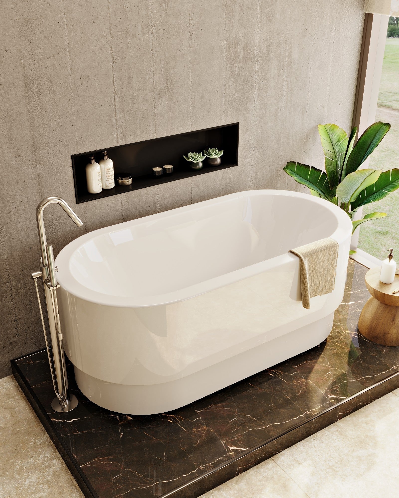 Sabira Origin Floor Standing Bath Filler
