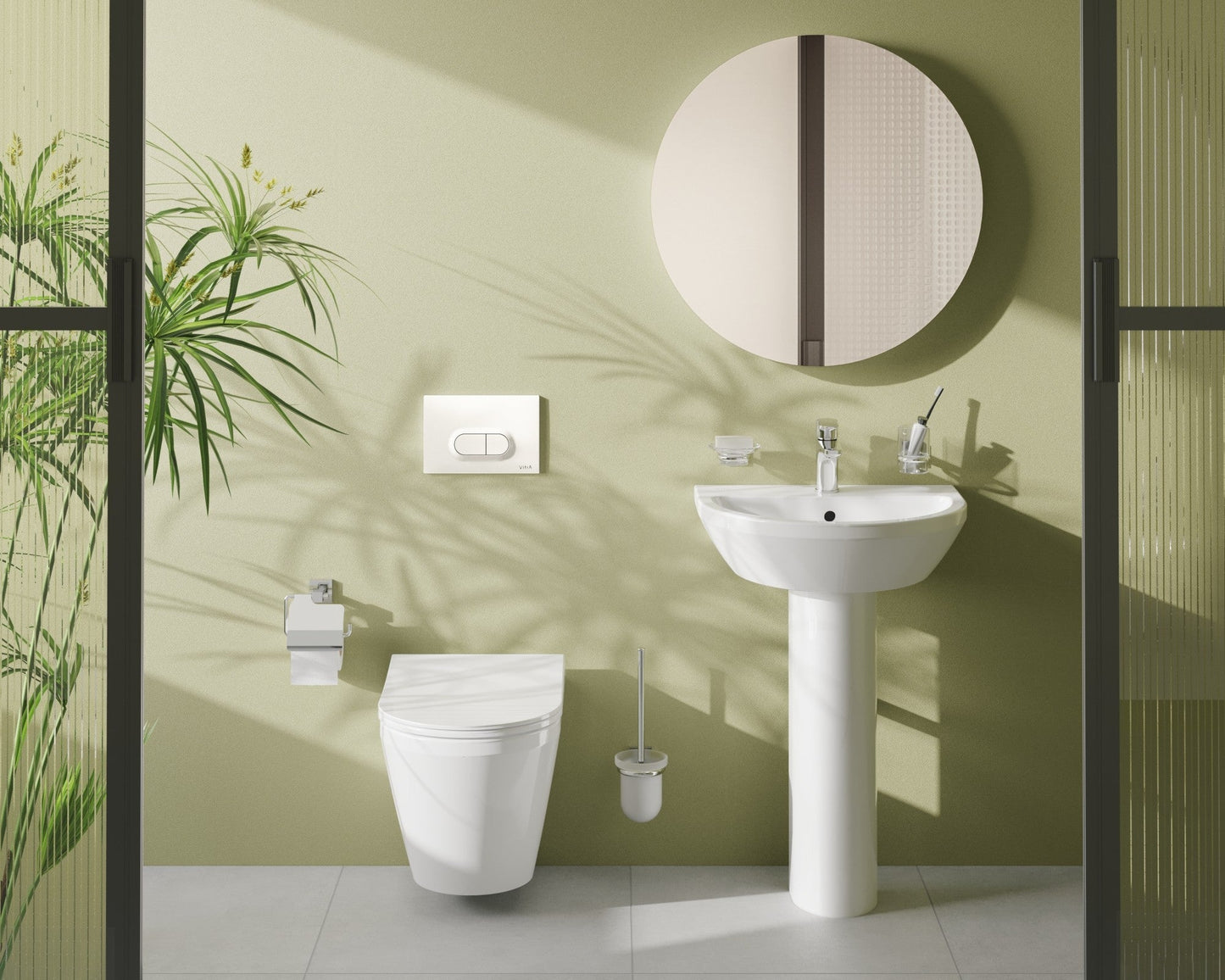 Sabira Root Round Compact Basin Mixer