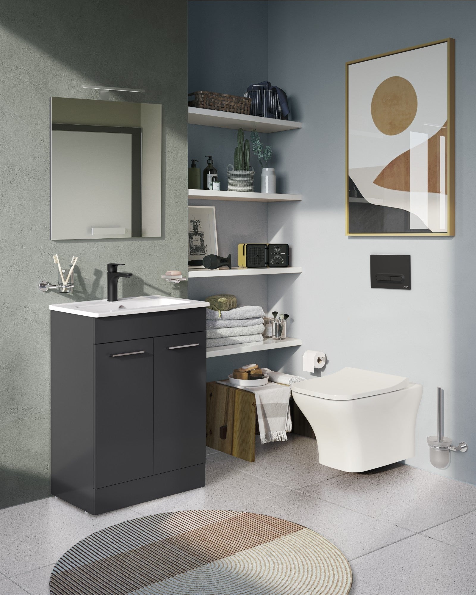 Sabira Root Square Basin Mixer