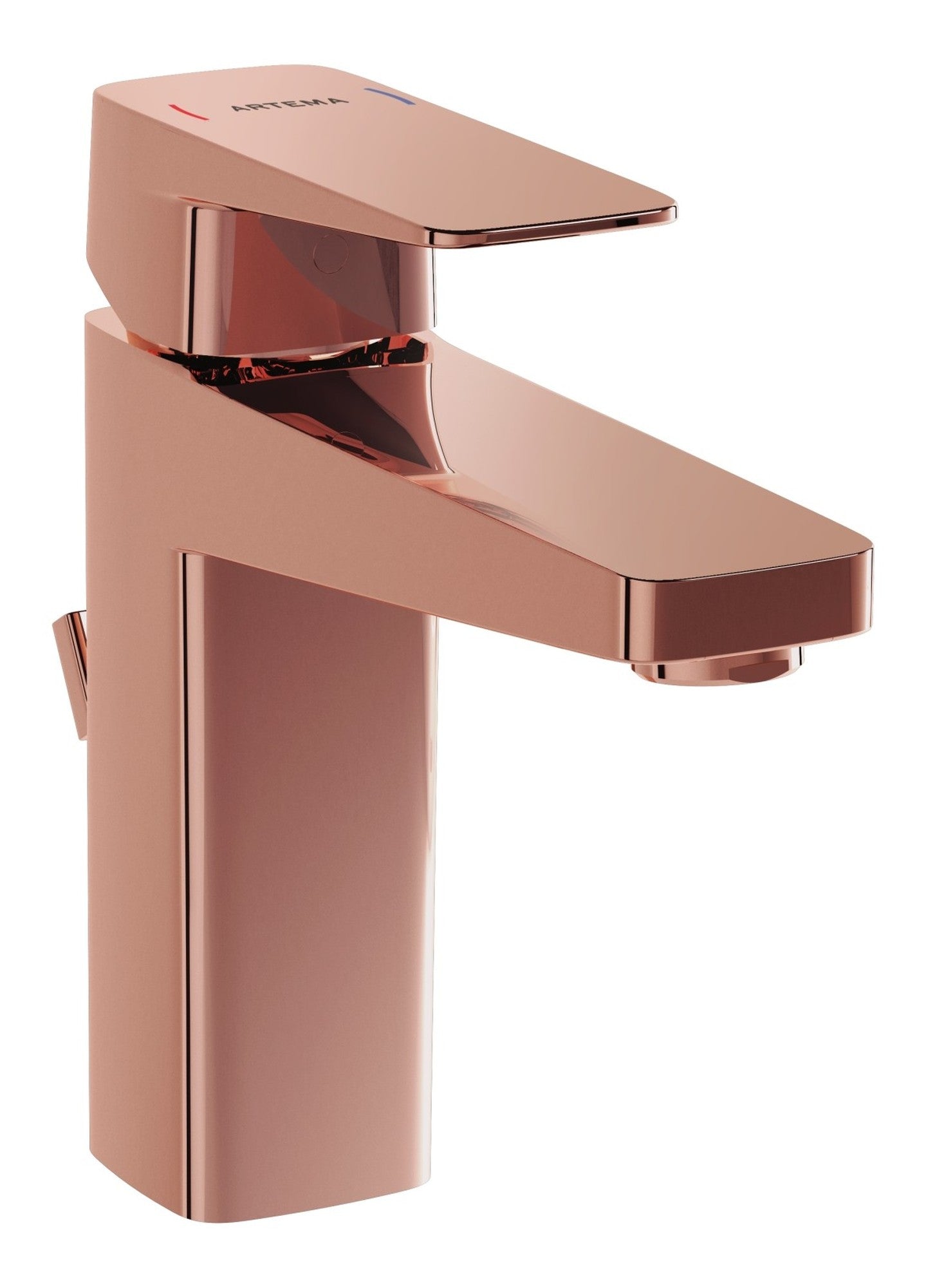 Sabira Root Square Basin Mixer w/Waste Lever