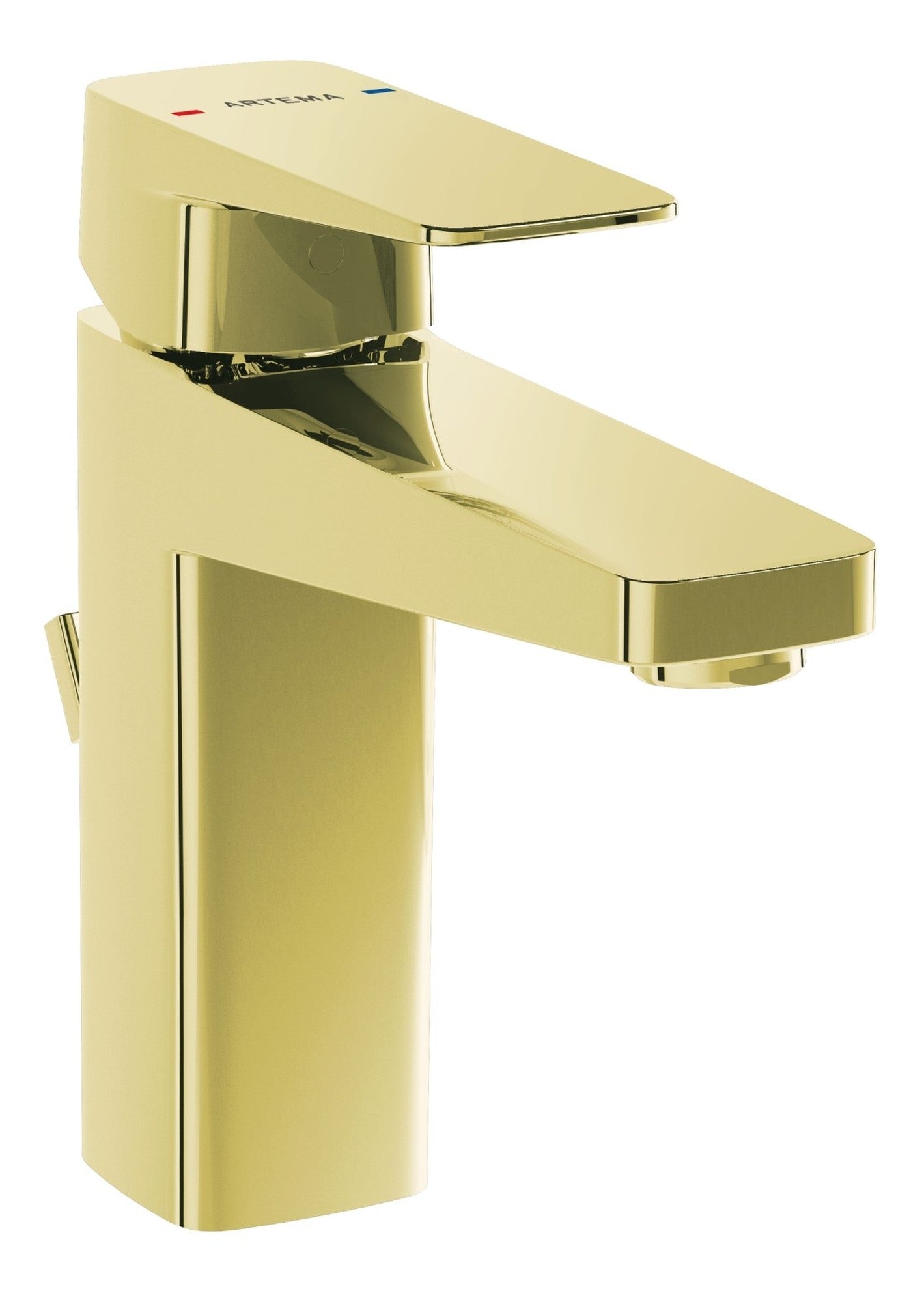 Sabira Root Square Basin Mixer w/Waste Lever