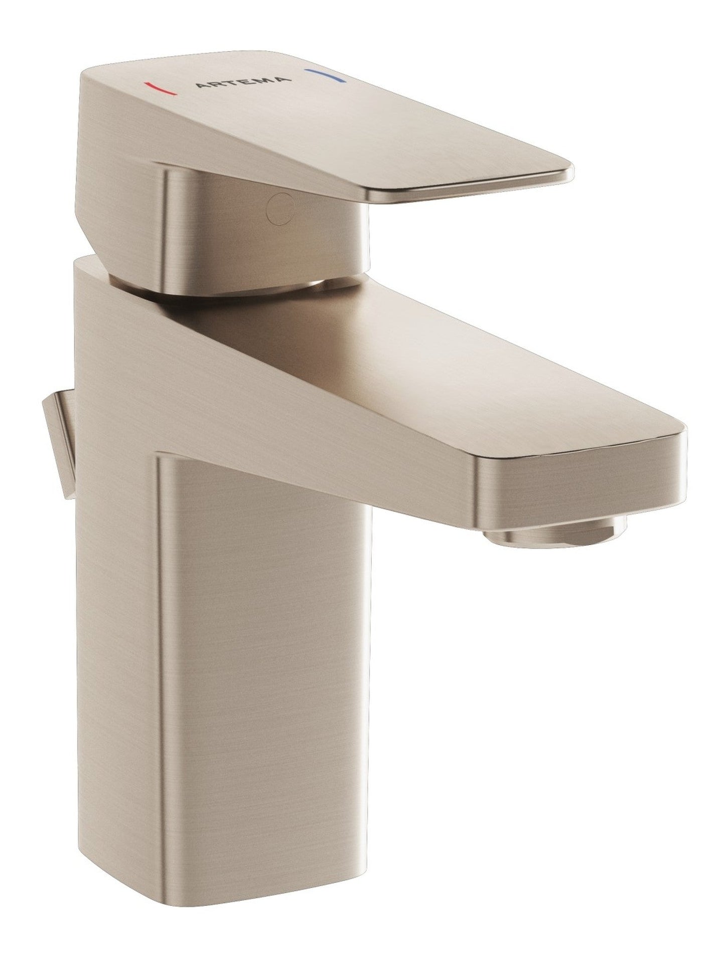 Sabira Root Square Compact Basin Mixer w/Waste Lever